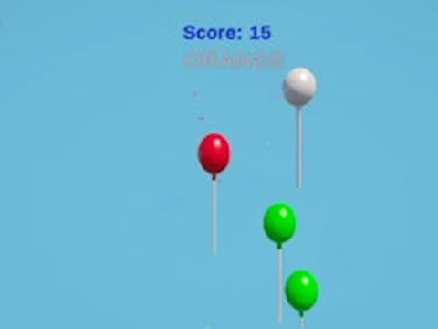 Pop Balloons & Learn Colors