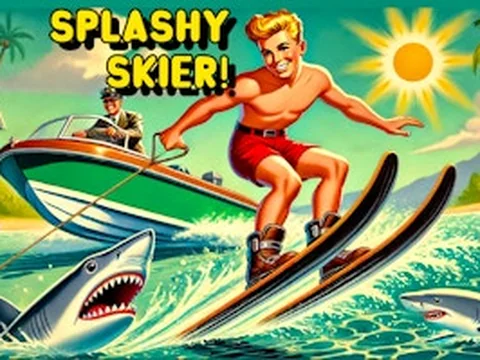 Splashy Skier