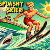Splashy Skier