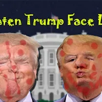 Beaten Trump Face LOL