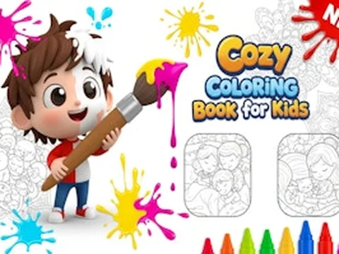 Cozy Coloring Book for Kids