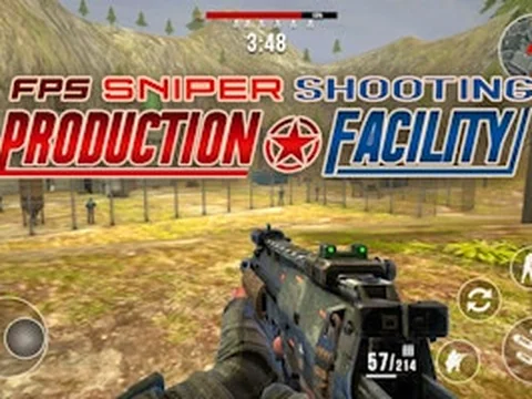 FPS Sniper Shooting: Production Facility