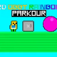 2D Obby Rainbow Parkour