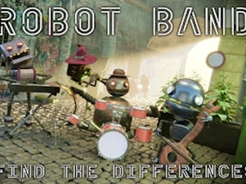 Robot Band - Find the differences