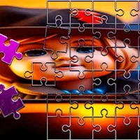 Robert the Doll Picture Slide Puzzle Frenzy