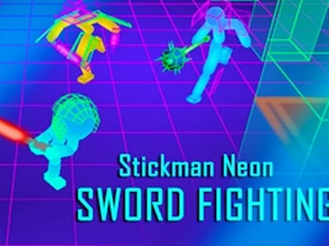 Stickman Neon Sword Fighting