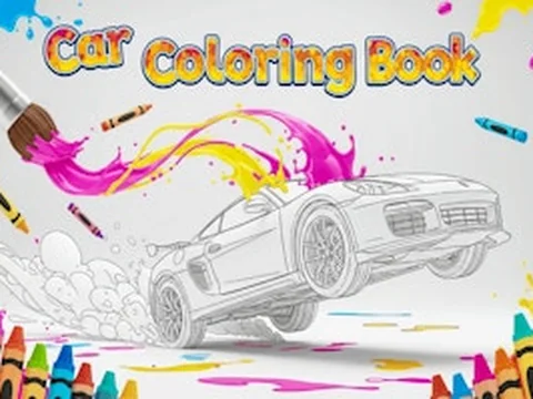 Car Coloring Book