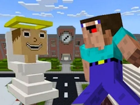 Noob Goes To Skibidi Toilet School