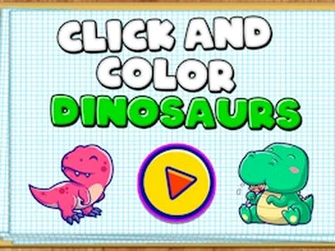 Click and Color Dinosaurs