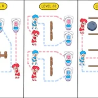 Draw to Pee Toilet Race!