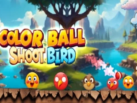 Color Ball Shoot Bird