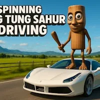 Spinning Tung Tung Sahur Driving