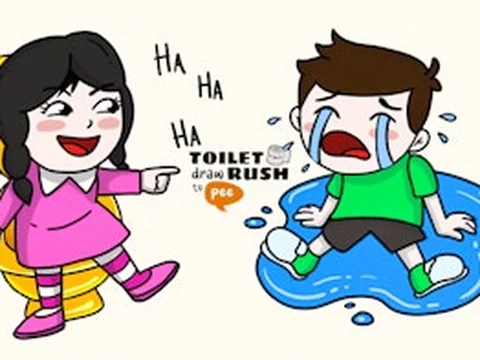 Toilet Rush Draw To Pee