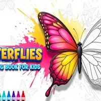 Butterflies Coloring Book for Kids