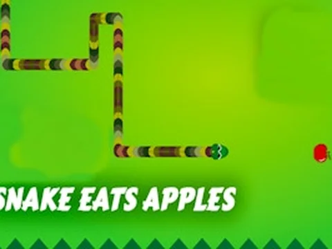 Snake Eats Apples