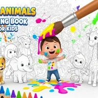 Zoo Animals Coloring Book for Kids