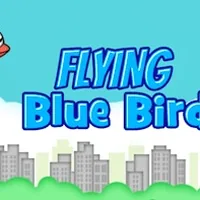 Flying Blue Bird