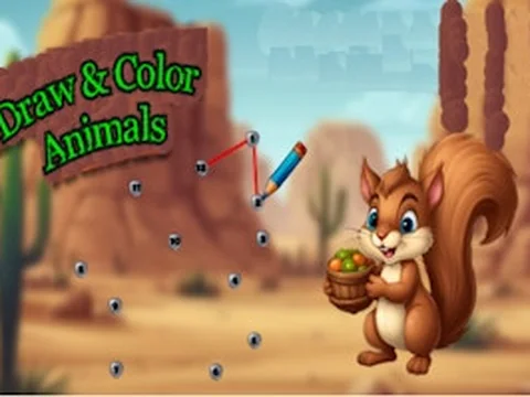 Draw & Color Animals