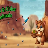 Draw & Color Animals
