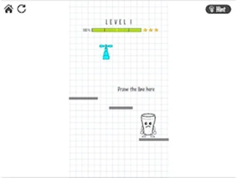 Happy Glass Draw Lines