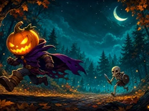 Running Pumpkin
