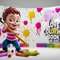 Love Coloring Book for Kids