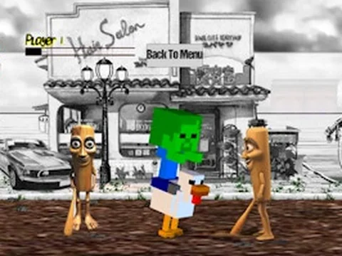 Chicken Jockey Tung Tung Sahur Fight