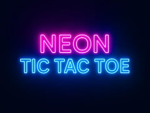 Neon Tic-Tac-Toe