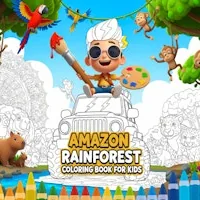 Amazon Rainforest Coloring Book for Kids