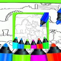 Farm Animals Coloring For Kids