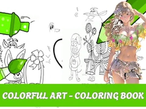 Colorful Art - Coloring Book
