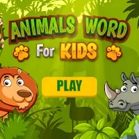 Animals Word for Kids