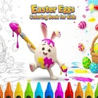 Easter Eggs Coloring Book for Kids