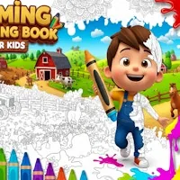 Farming Coloring Book for Kids