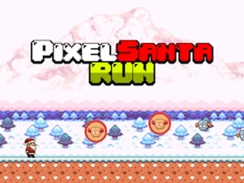 Pixel Santa Run