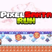 Pixel Santa Run