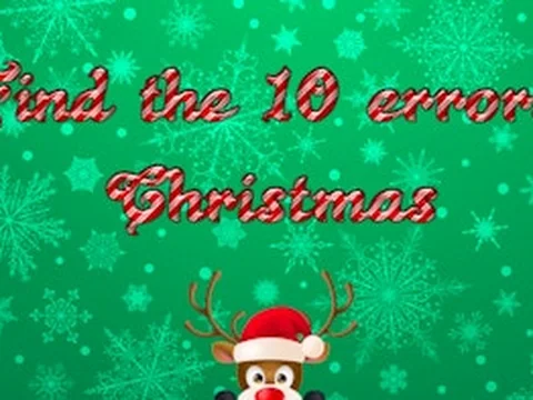 Find 10 errors - CHRISTMAS
