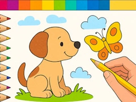 Draw with Pencils - Coloring Book!