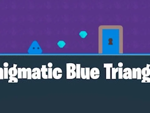 Enigmatic Blue Triangle