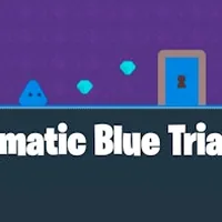 Enigmatic Blue Triangle
