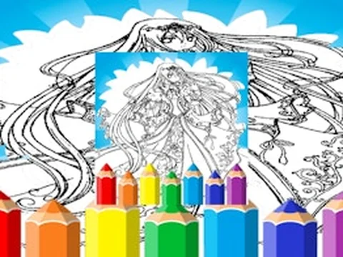 Anime Princess Coloring Pages