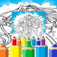 Anime Princess Coloring Pages