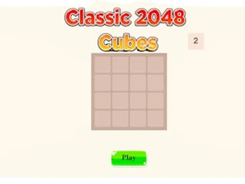 Classic 2048 - Cubes