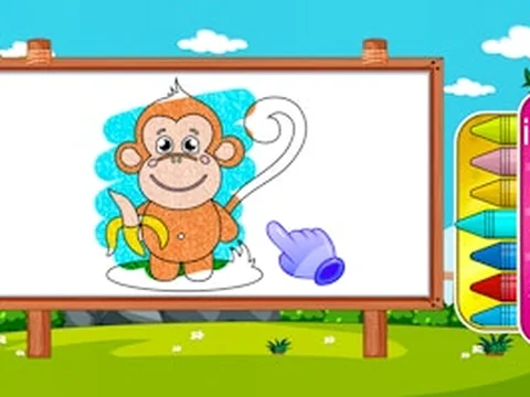 Glitter Coloring For Kids