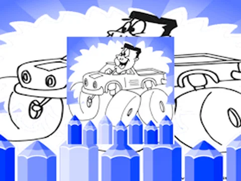 Monster Truck Coloring Pages For Kids