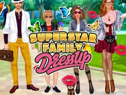 Superstar Family Dress Up Game