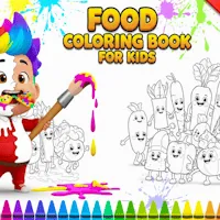 Food Coloring Book for Kids
