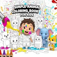Simple Animal Coloring Book for Kids